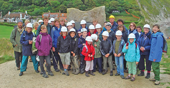 Fossil hunting and fun!  Rockwatch Residential Fieldtrip to Dorset - Monday 30 July to Friday 3 August - 2018