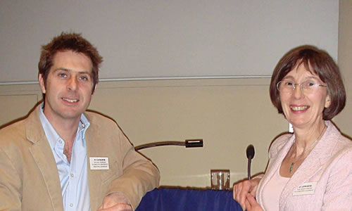 Iain Stewart with Susan Brown