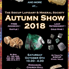 Sidcup Lapidary Show on Saturday October 6 2018