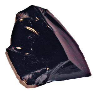 Igneous Obsidian Rock