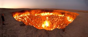 Darvaza Gas Crater in Turkmenistan is also known as the ‘Doors to Hell’