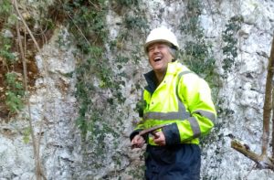 Clare Byrne Exploring a local chalk pit with The Hertfordshire Geological Society.