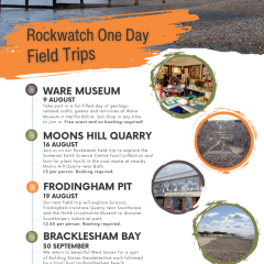Book onto the Rockwatch Summer Field Trips Now!