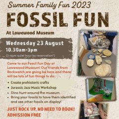 Join Rockwatch for a FREE Fossil Fun Day at Lowewood Museum