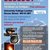 Join us at this year’s Festival of Geology – 4th and 5th November