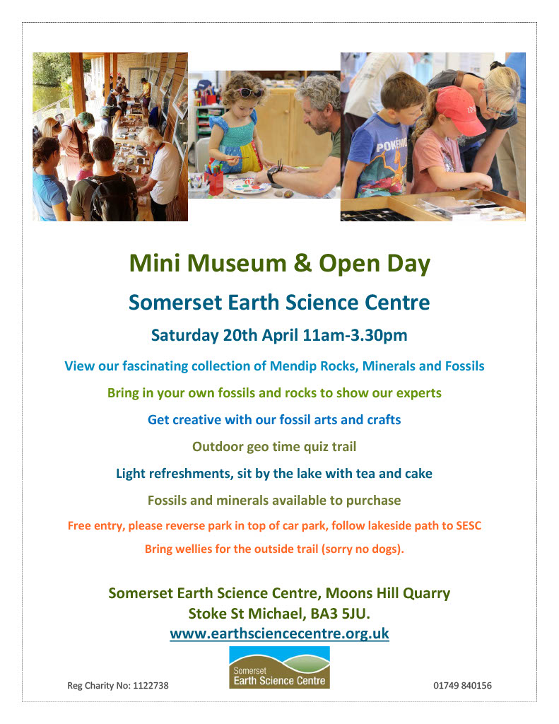 Somerset Earth Science Centre Open Day