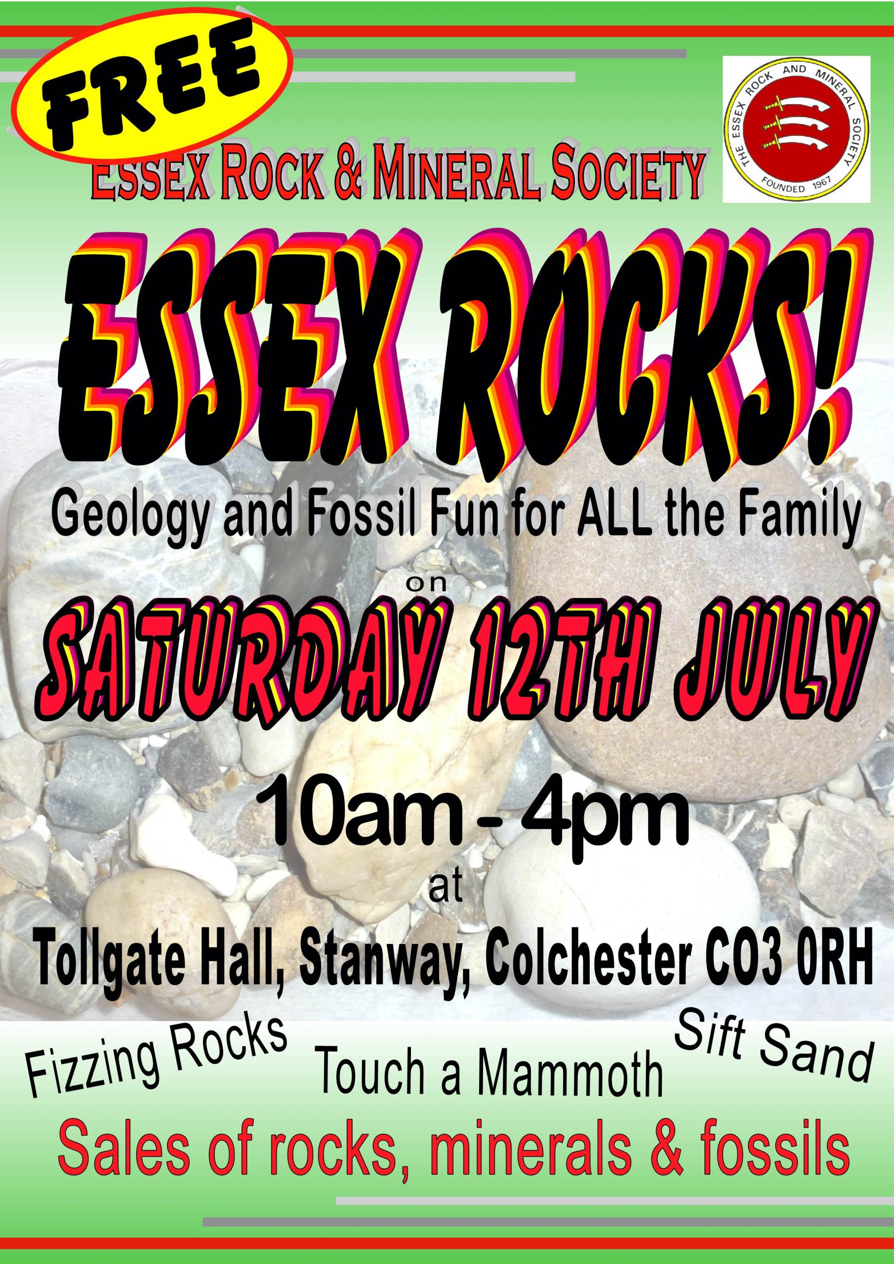 Essex Rocks - Geology & Fossil Fun Day