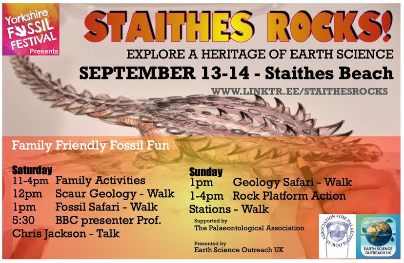 Yorkshire Fossil Festival - Staithes Rocks 2025!