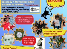 Join Rockwatch at the 2025 Festival of Geology