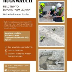 Walk in the Footsteps of Dinosaurs – A Dewars Farm First for Rockwatch
