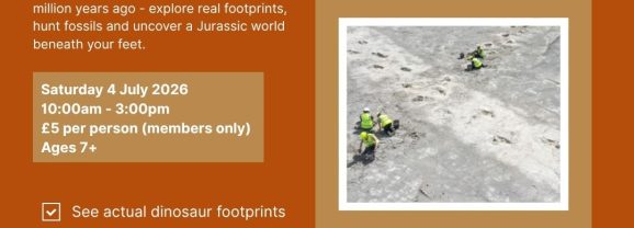 Walk in the Footsteps of Dinosaurs – A Dewars Farm First for Rockwatch