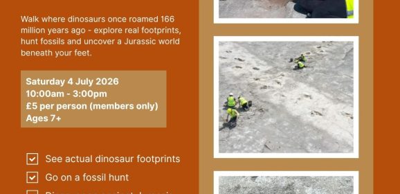 Walk in the Footsteps of Dinosaurs – A Dewars Farm First for Rockwatch