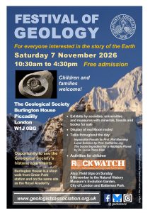 Festival of Geology 2026 poster