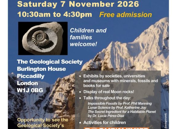 Dinosaurs, Moon Rocks and Earth’s Amazing Secrets – Festival of Geology 2026!